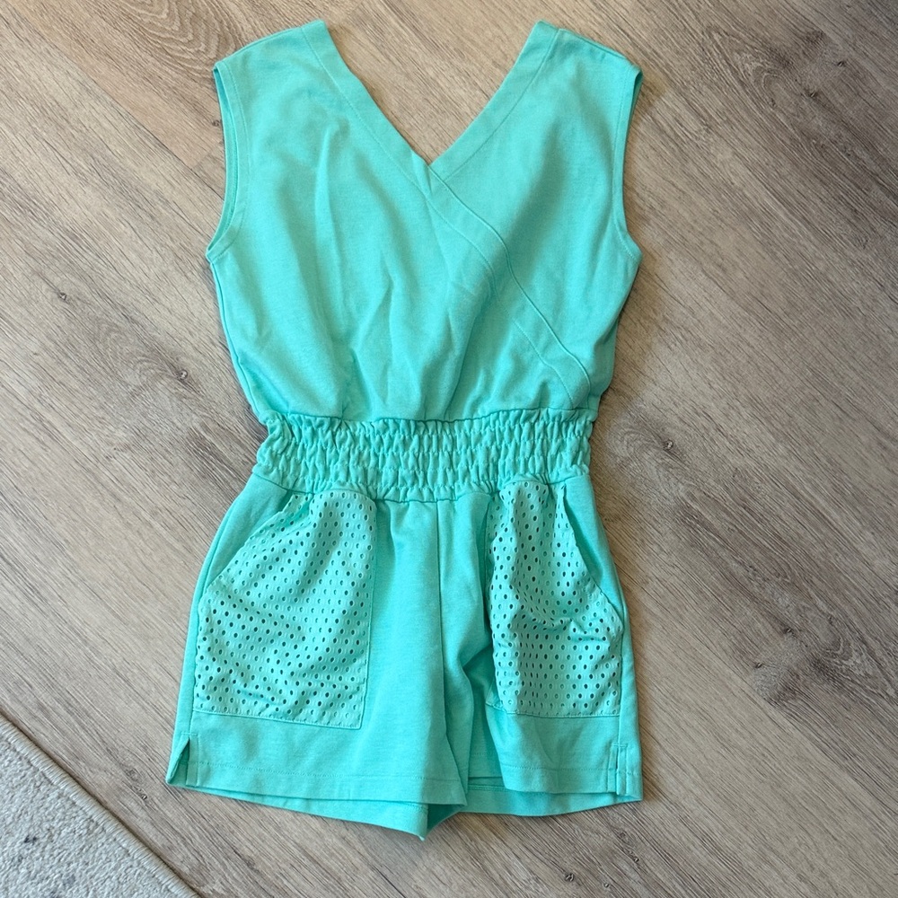 Nike Kids Sleeveless Mint Romper